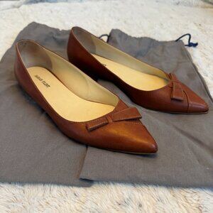 Sarah Flint Natalie Brown Flats with Bow Size 38.5